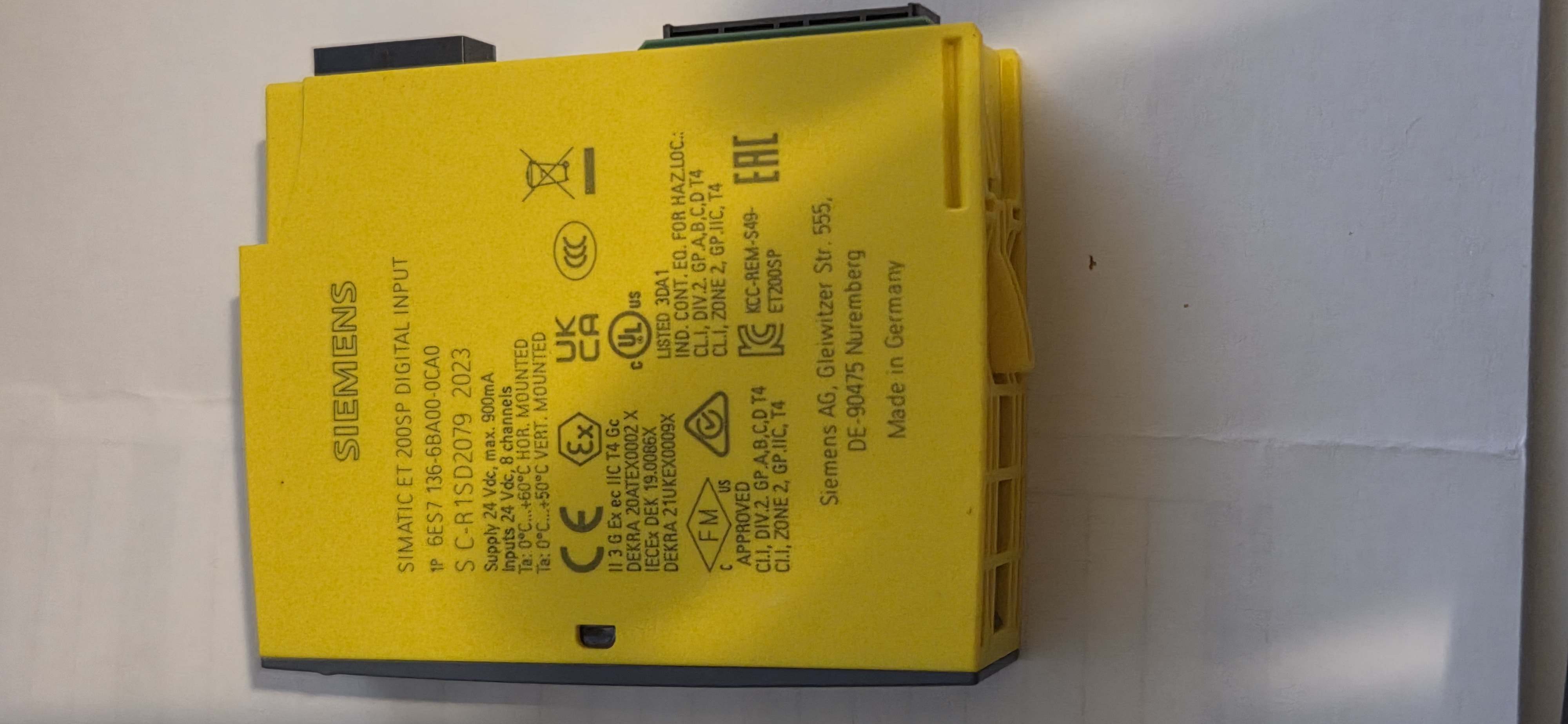 Siemens SIMATIC ET 200SP Digital Input – 6ES7 136-6BA00-0CA0