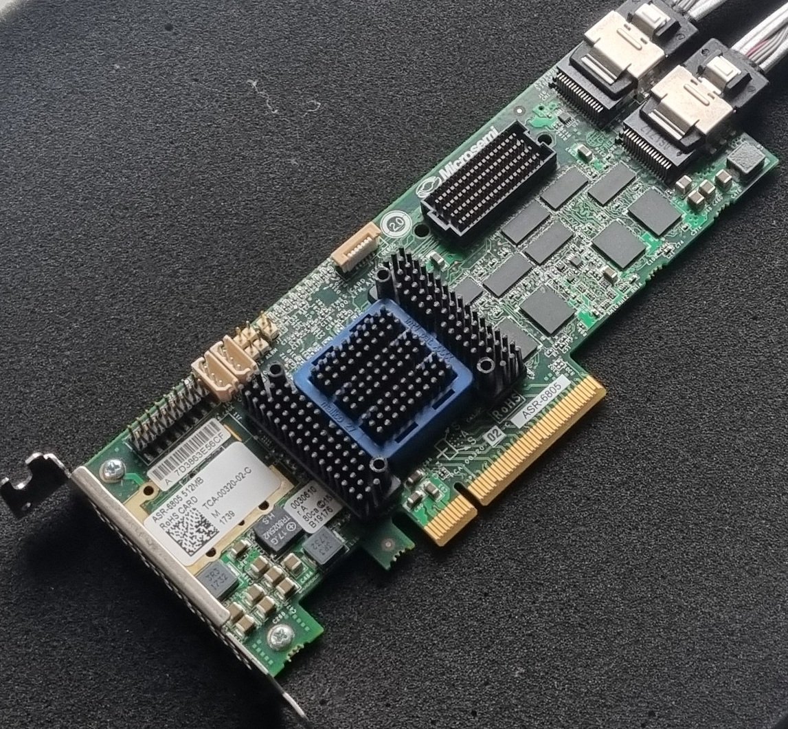 ASR-6805 PCIe RAID Controller Card