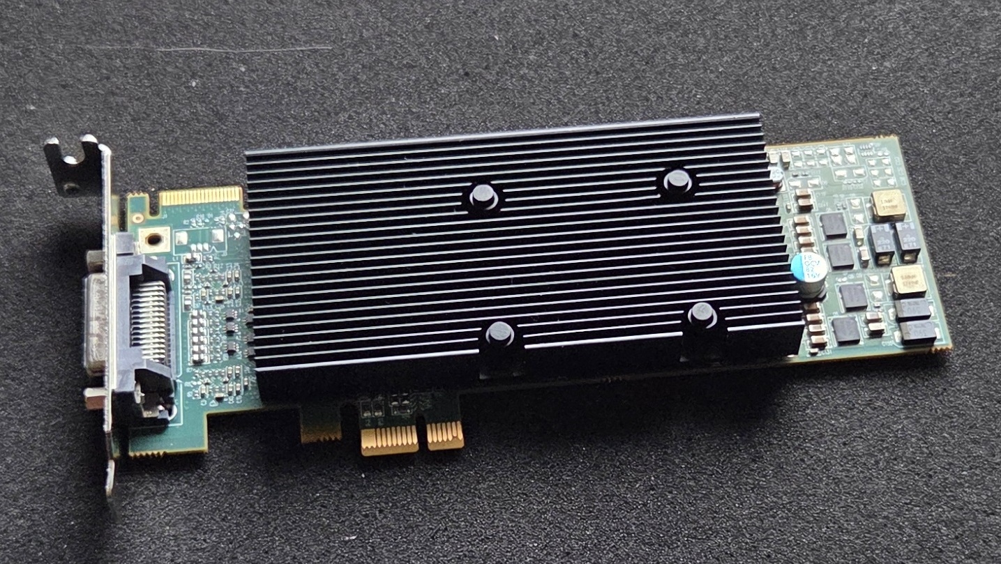 Matrox M9120-E512LAU1F Graphics Card 512MB PCI-E x1 Low Profile LP 4 Display